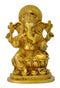 Brass Shri Ganesh in Golden Finish