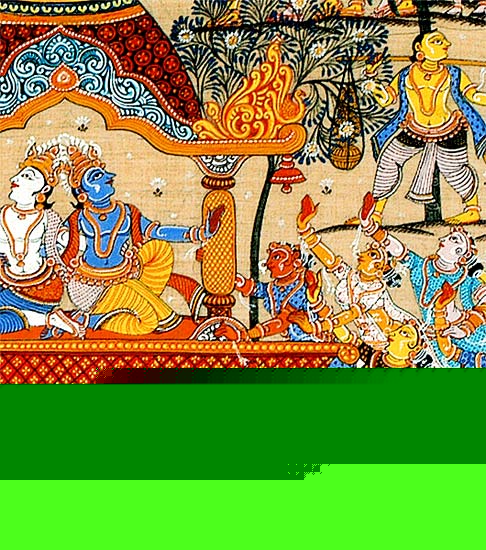 "Mathura Vijay" Pata Painting