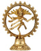'Lord Nataraj' Small Statue in Brass 5"