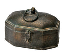 Vintage Style Brass Treasure Chest Jewelry Box Casket