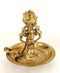 Hanging Mayur Oil Lamp in Brass