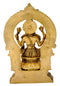 Blessing Devi Mahalakshmi - Exquisite Brass Sculpture