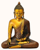 Mediating Buddha Posing Prithvi Mudra (Earth Gesture)