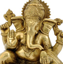 Ganpati Maharaj - Brass Sculpture 9.50"