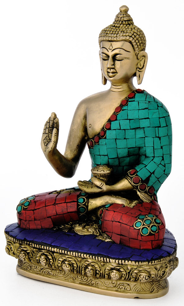 Lord Buddha in Abhaya Mudra