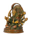Five Faced Lord Hanuman Miniature Brass Statue