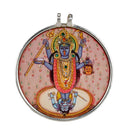 Goddess Dakshineswar Kali - Hand Painted Pendant