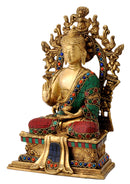 God Buddha Seated on Throne