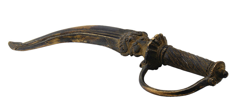 Indian Khanjar Dagger Replica in Antique Finish