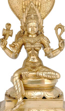 Goddess Sri Mariamman - Brass Sculpture 19"