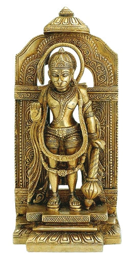 Bajrang Bali Hanuman - Brass Sculpture