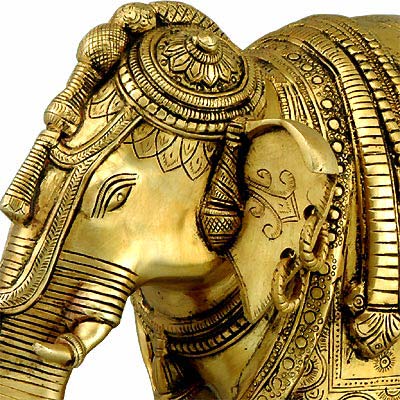 Brass Statuette - Royal Elephant