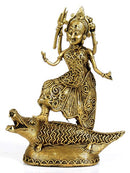 Goddess Ganga - Lost Wax Sculpture