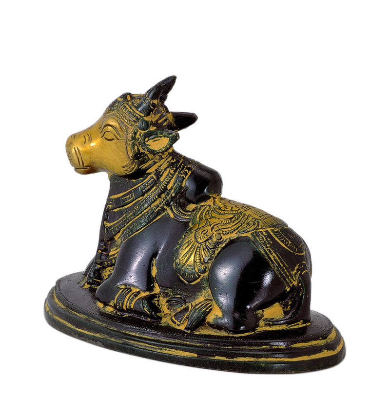 Decorative Nandi Bull - The Carrier of Lord Shiva 5.5"