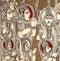 Cotton Kalamkati Painting - Shri Ram Durbar