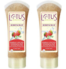 Lotus Herbals Berry Scrub Strawberry & Aloe Vera Exfoliating Face Wash 80gm set of 2