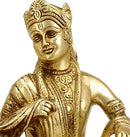 Brass Sculpture 'Krishna Teases Radha'