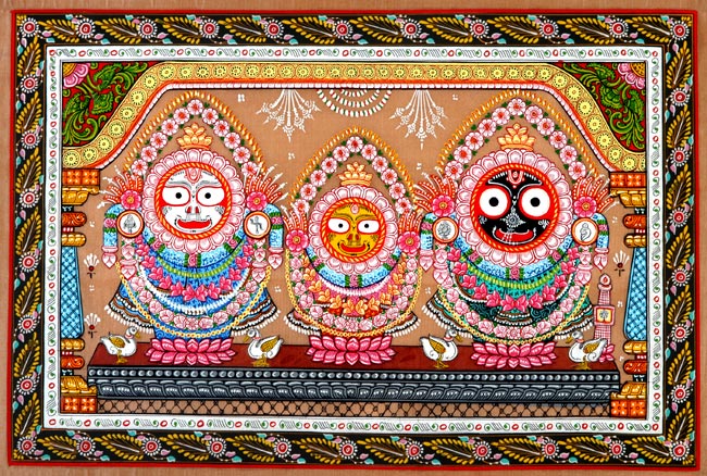 Lord Jagannath-Orissa Patachitra