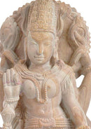 Goddess Lakshmi - Soft Stone Statue