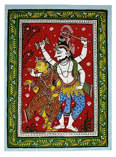 Dancing Couple Shiva Parvati