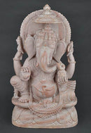 Seated Ganapati - Hand Carved Stone Sculpture