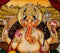 Seated Lord Ganesha - Marble Painting