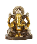 Chaturbhuj Lord Vinayaka Brass Figure