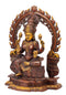 Goddess Aishwarya Laxmi Brass Figure 18"
