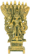 Vishnu with Ananta Shesha - Brass Statue