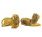 Brass Seated Lion Pair