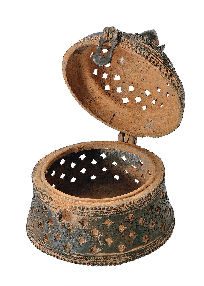 Antiquated Decorative Brass Box Rustic Finish