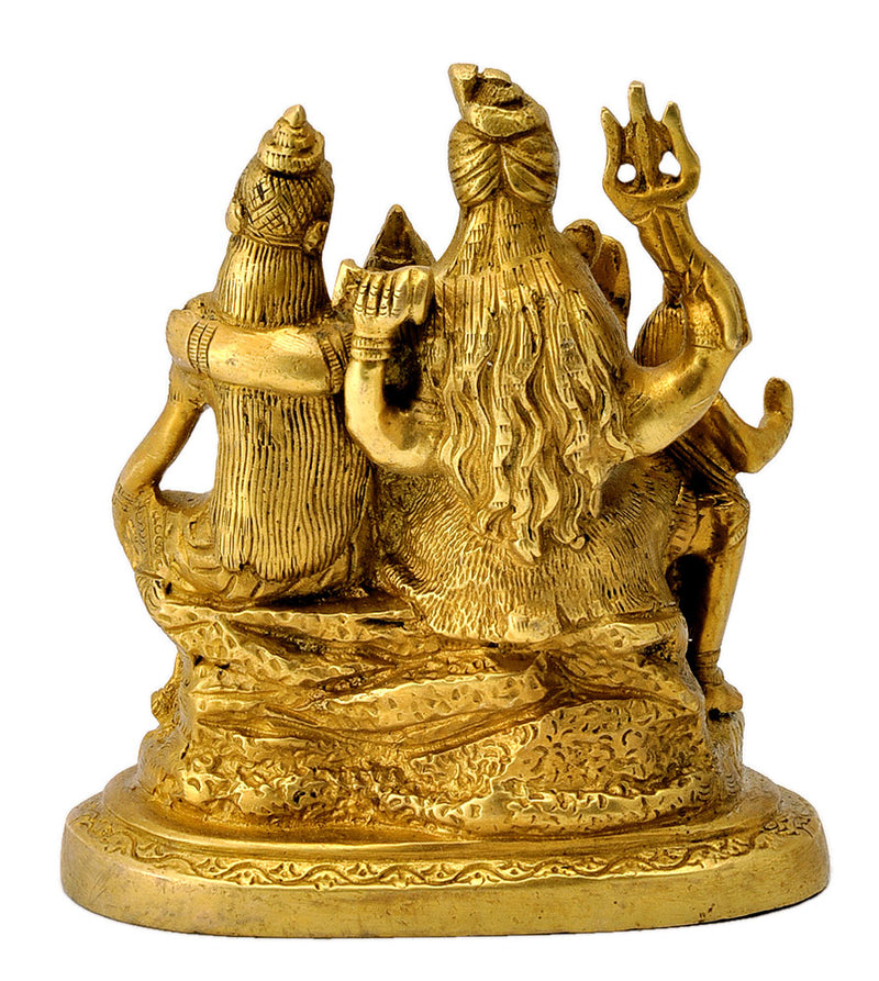 Brass Statue 'Shiva Family'