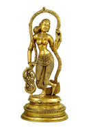 Standing Beauty - Brass Sculpture 17"