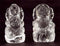Lakshmi and Ganesha for Home Temple - Quartz Crystal Statues