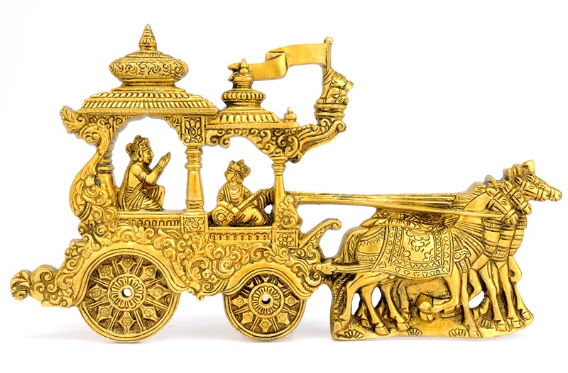 Geeta Updesh - Brass Wall Hanging