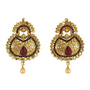 Stunning Gold Plated Dangle Earrings for Woman