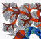 Bird Family - Gond Tribal Painting