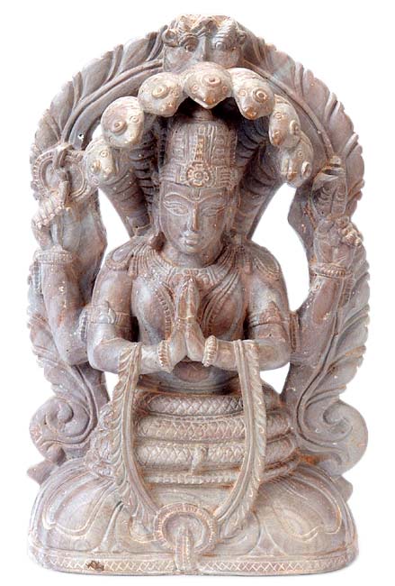Enlighten Guru Patanjali - Stone Statuette