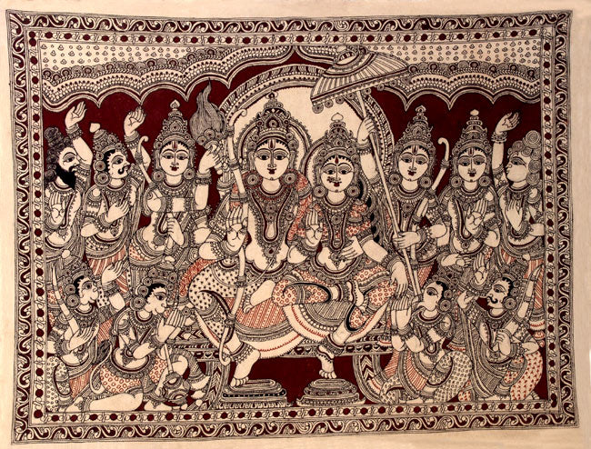 Court of Lord Sri Rama-Temple Art Of India