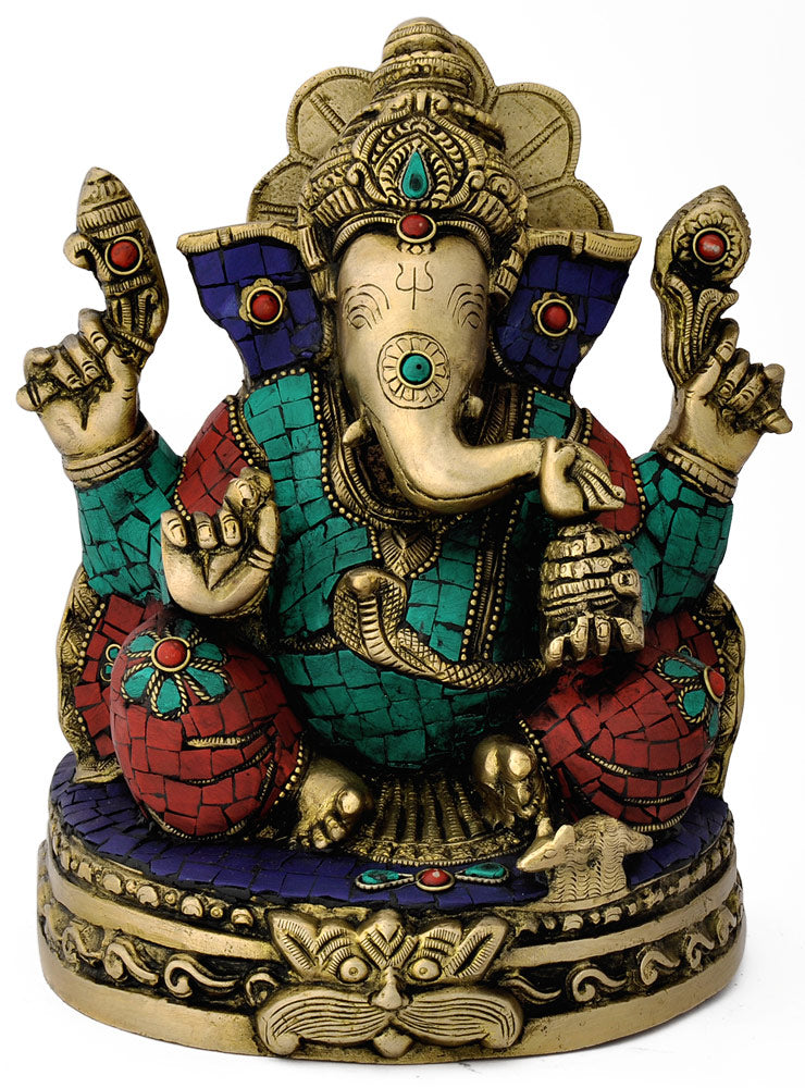 Chaturbhuj Vinayaka 10.50"