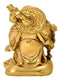 Feng Shui Laughing Buddha Brass Figure