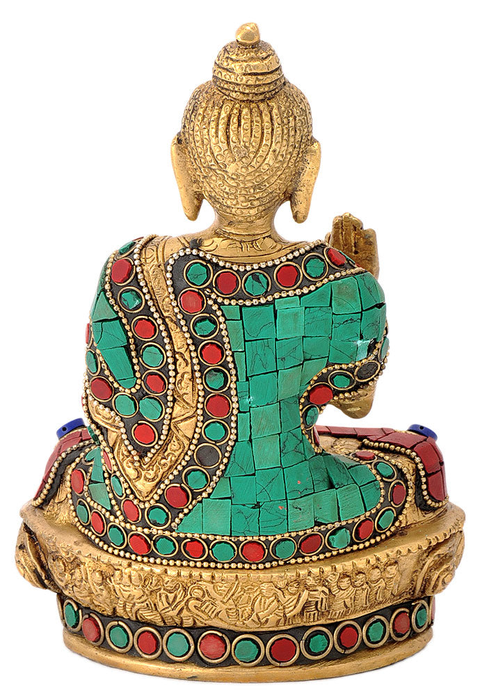 Gautam Buddha Brass Sculpture
