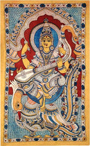 Goddess Saraswati - Kalamkari Painting