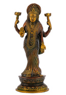 Standing Lakshmi Brass Statue