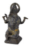 Antiquated Ganesha Tribal Art Statue in Brass 5.75"