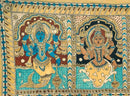 Ten Incarnations of Sri Vishnu - Cotton Kalamkari Painting