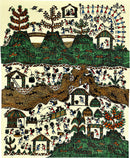 Daily Life Warli Painting