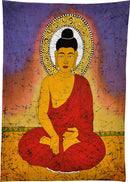 Bhagwan Tathagata (Lord Buddha) Batik Painting