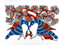 Bird Family - Gond Tribal Painting