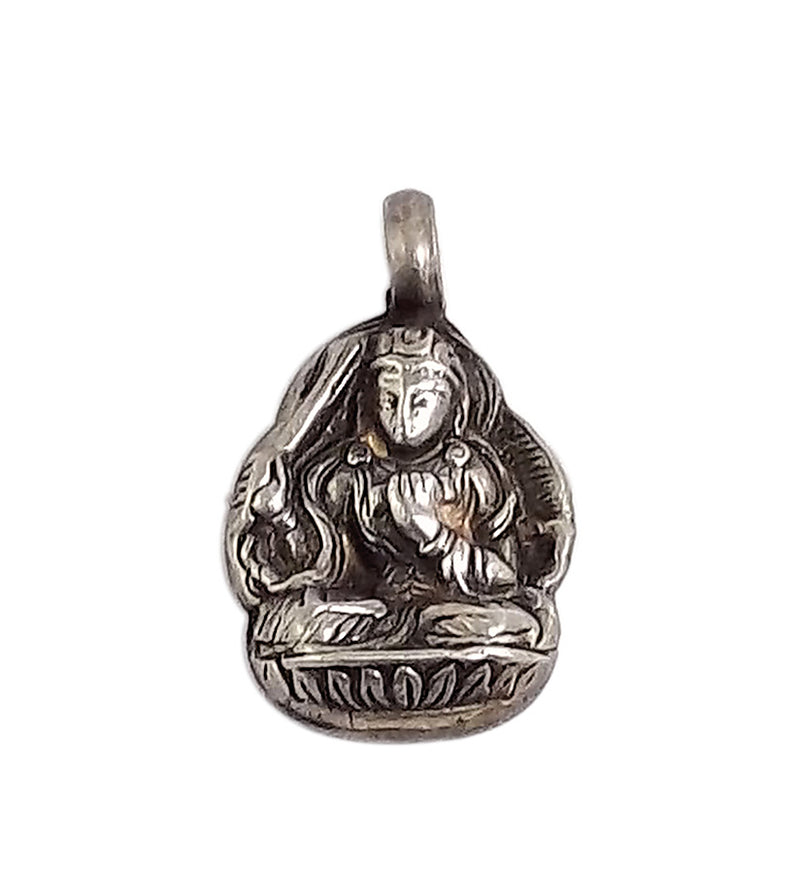 Manjushri Silver Pendant